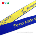 polyester jacquard webbing 1.5 cm blue yellow webbing